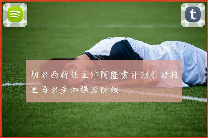 切尔西新任主帅阿隆索计划引进格里马尔多加强后防线